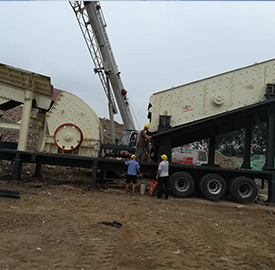 Mobile Impact Crushing Plant